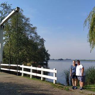 Guests with Dennis in the Dutch countryside near Amsterdam