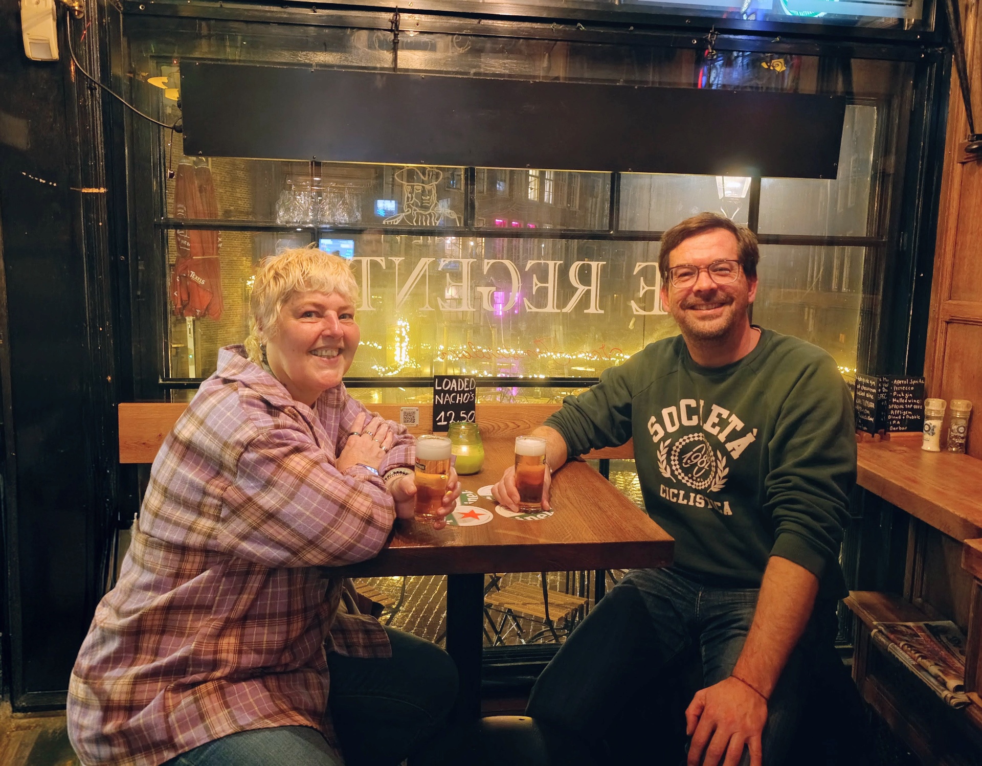 Louke and Dennis, hosts of Two Stories, One City